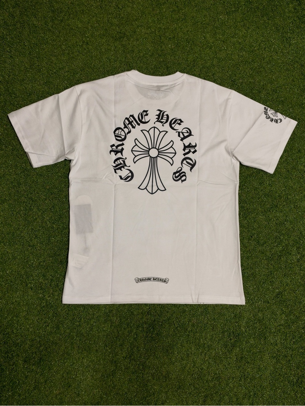 White Chrome Hearts Cross Tshirt